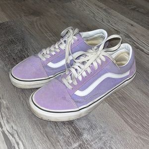 Lilac Purple Vans! Womens size 9.5. Haven’t worn for awhile but good condition!
